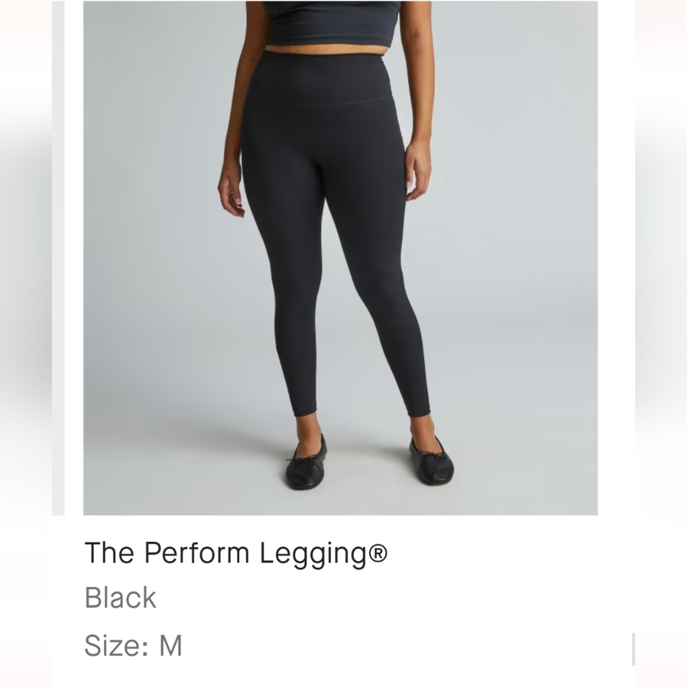 Everlane perform leggings in medium black